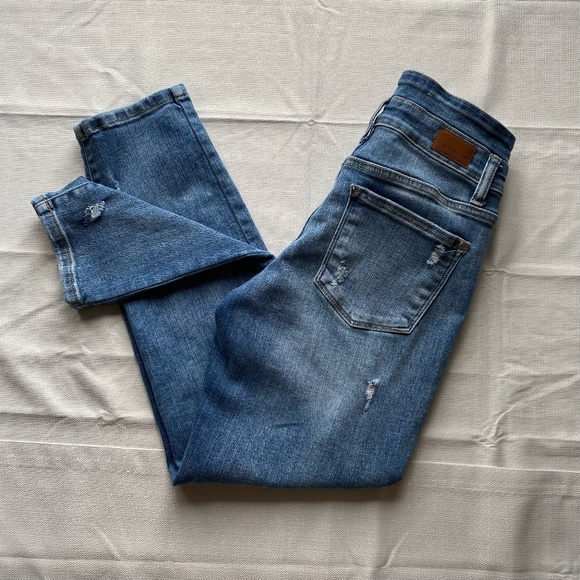 Judy‎ Blue High Rise Double Button Relaxed Fit Jeans 5/27 - Picture 1 of 8